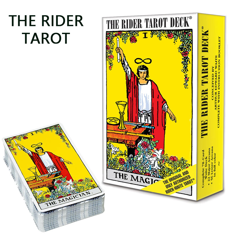 Tarot Deck With Guidebook - The Rider Tarot Destesi İngilizce/İspanyolca Otantik