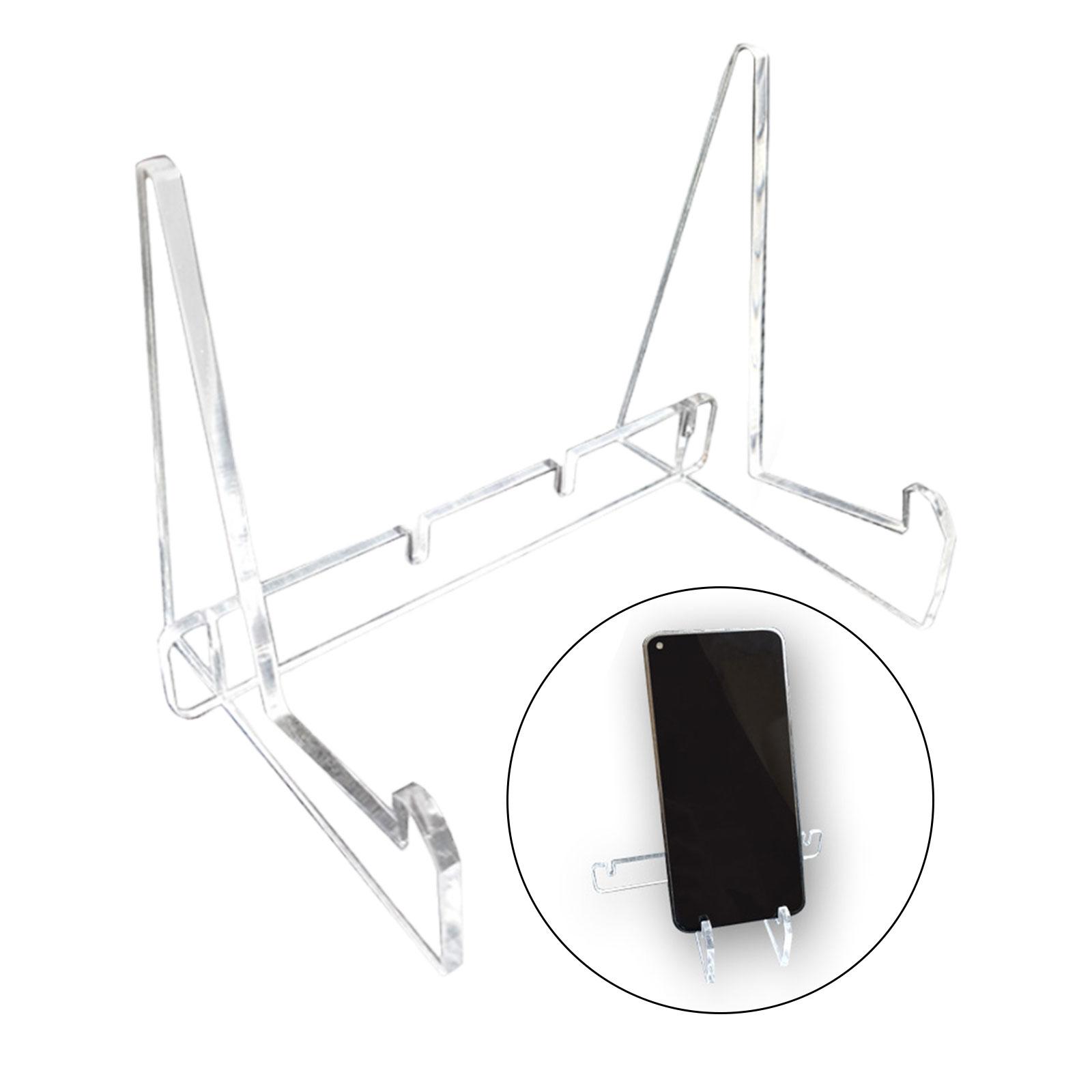 Clear Acrylic Book Stand Holder - Akrilik Kitap Standı Kitap Sergileme Aparatı