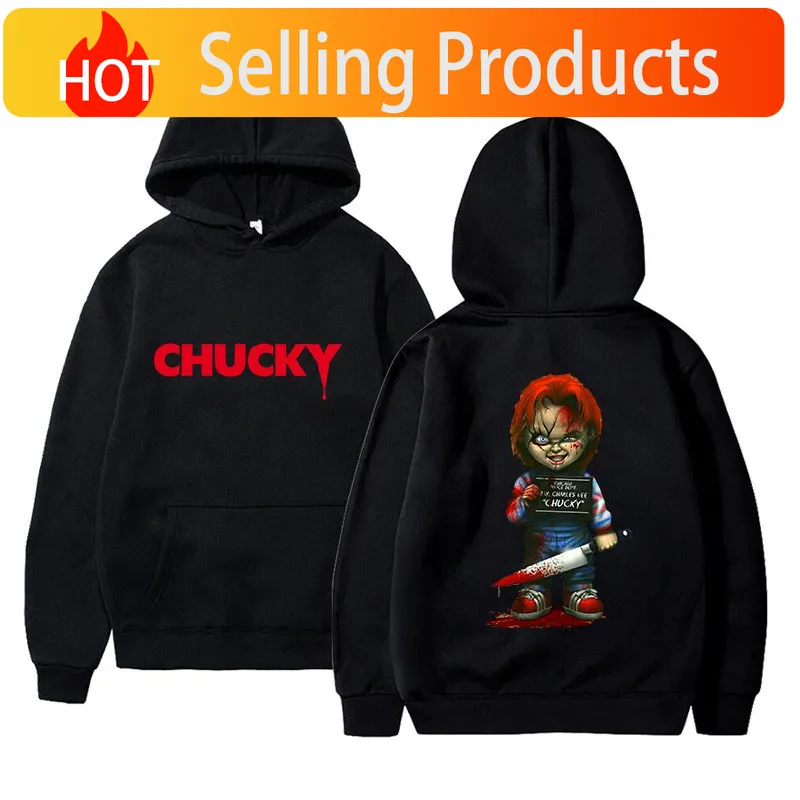 Movies - Korku filmi oyun Chucky Hoodies Harajuku