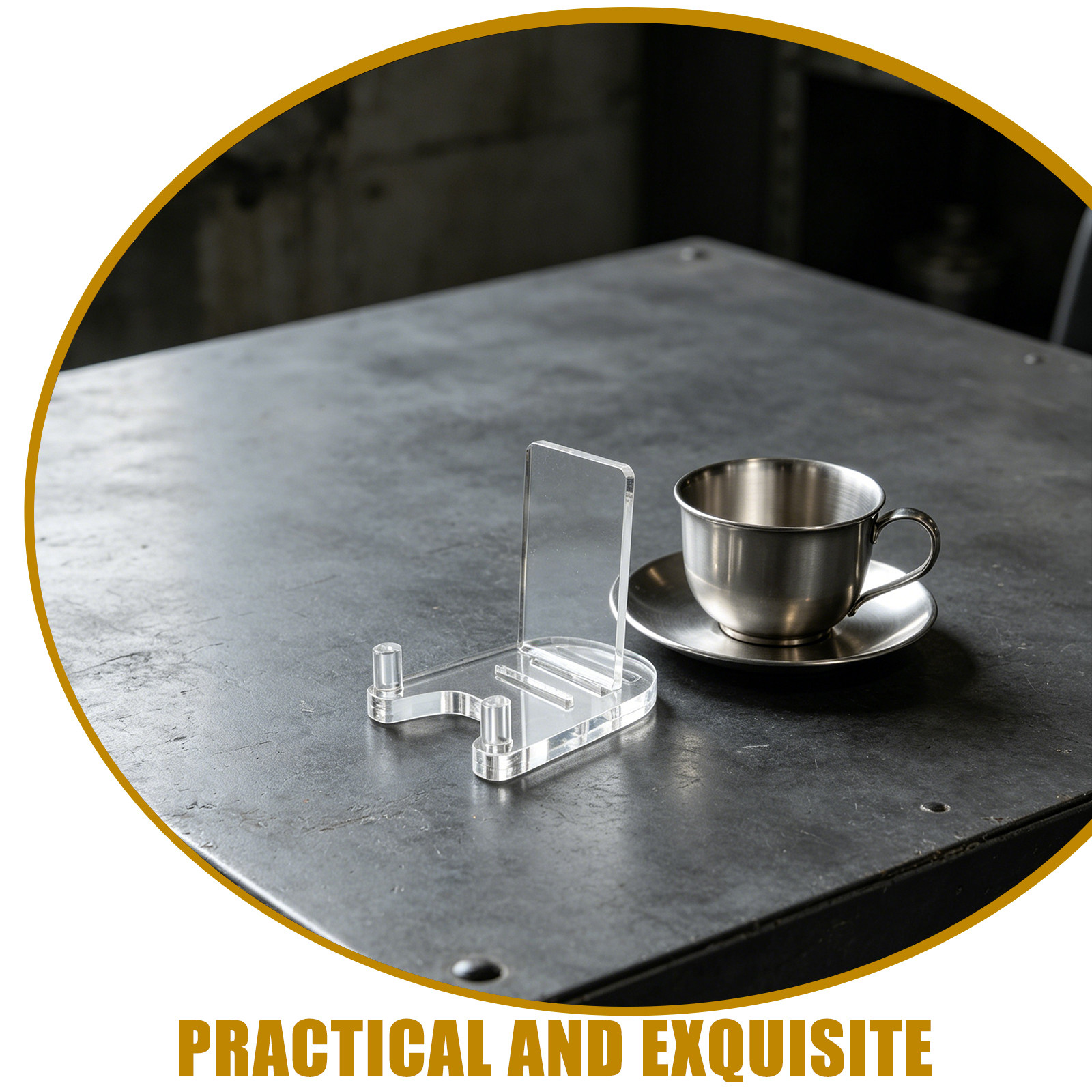 Şeffaf Akrilik Tabak Standı, 1 - Clear Acrylic Book Stand Holder incelemesi ve fiyatı