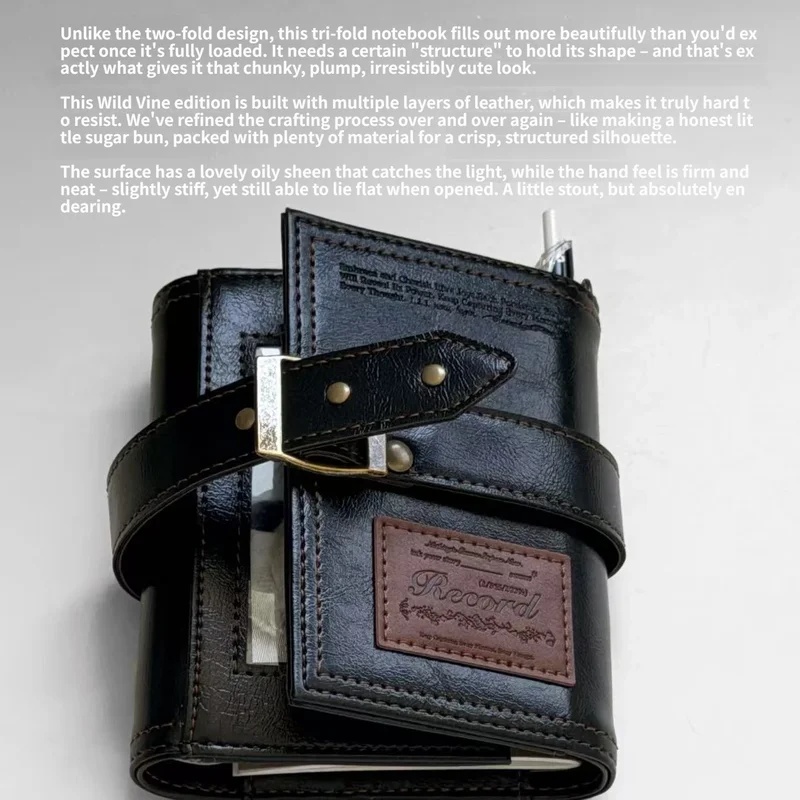 M5 Üç Katlı, Vintage Tarzı, De - Vintage Leather Journal Notebook incelemesi ve fiyatı