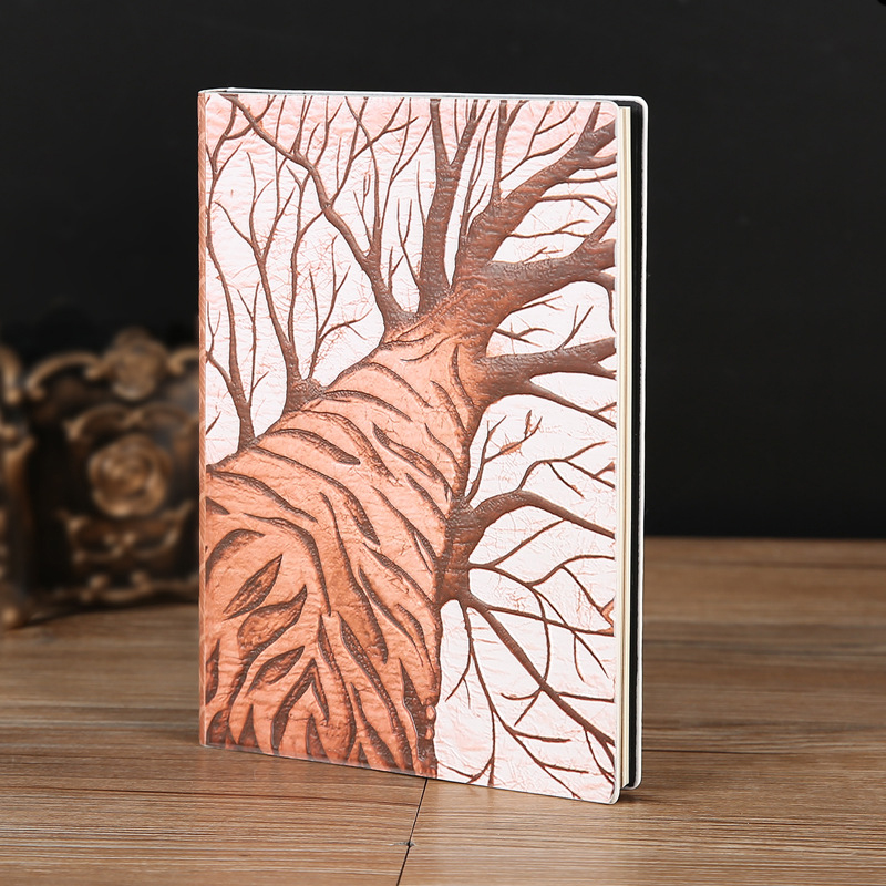 Vintage Büyük Ağaç Desenli PU  - Vintage Leather Journal Notebook incelemesi ve fiyatı