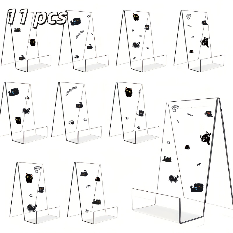 11 adetlik akrilik kitap stand - Clear Acrylic Book Stand Holder incelemesi ve fiyatı